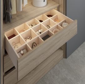 80x921x415 Soft Close Birch Ply Drawer Divider