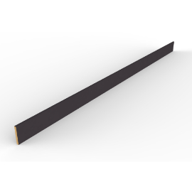 3050x150mm LUXE Plinth - Coffee Brown