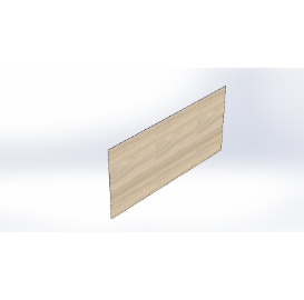 2.44mx1.22 3mm Light Elm Foil HDF