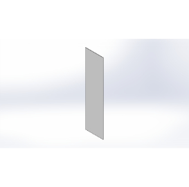 1200x300 Plain Polished Edge Mirror