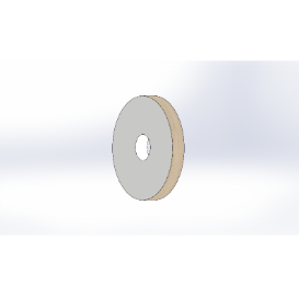 50m 22mm White Oak Veneer Glued Edge