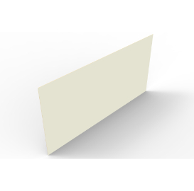 2.44mx1.22 3mm Ivory Painted HDF