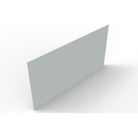 2.44mx1.22 3mm Light Grey Foil HDF