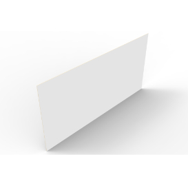 2.44mx1.22 3mm White Painted HDF