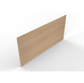 2.44mx1.22 6mm White Oak Veneer MDF