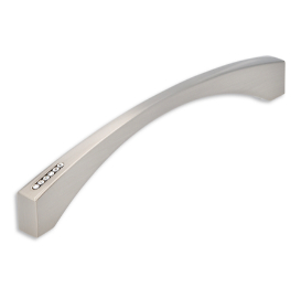 Rectangle Bar Part Crystal - 173mm Stainless Steel