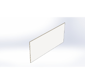 Gloss White 900x946 x18mm - Sprayed & Lacquered