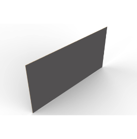 2.44m x 1.22 8mm Anthracite MFC (Black Reverse)