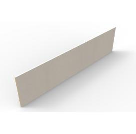 2.44mx585 18mm Linen - 1 Edge Pearlsand White